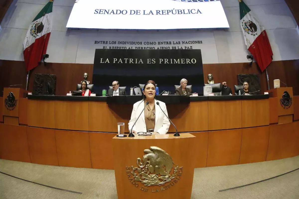 Ariadna Montiel en el Senado