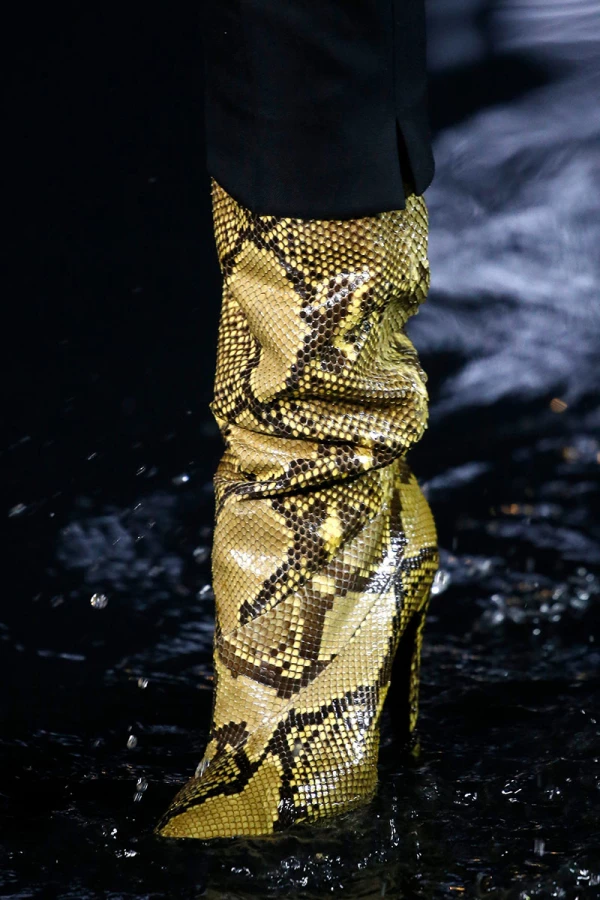 Saint Laurent show, Detail, Spring Summer 2019, Paris Fashion Week, France - 25 Sep 2018