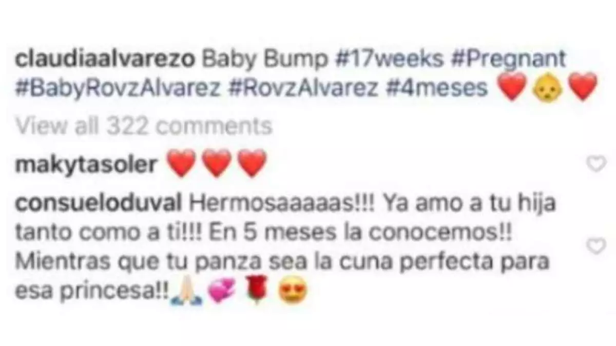 Instagram de Claudia Álvarez