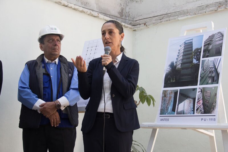 Shainbaum - edificio - reconstrucción