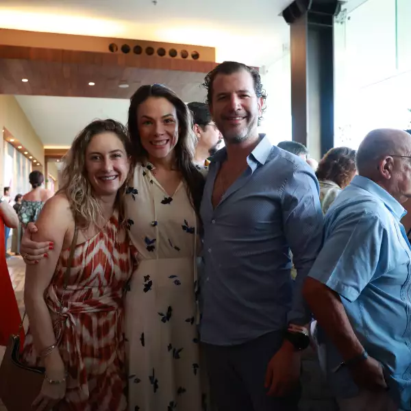 Gaby Lanzillo, Teresa Gut y Javier Ruiz 