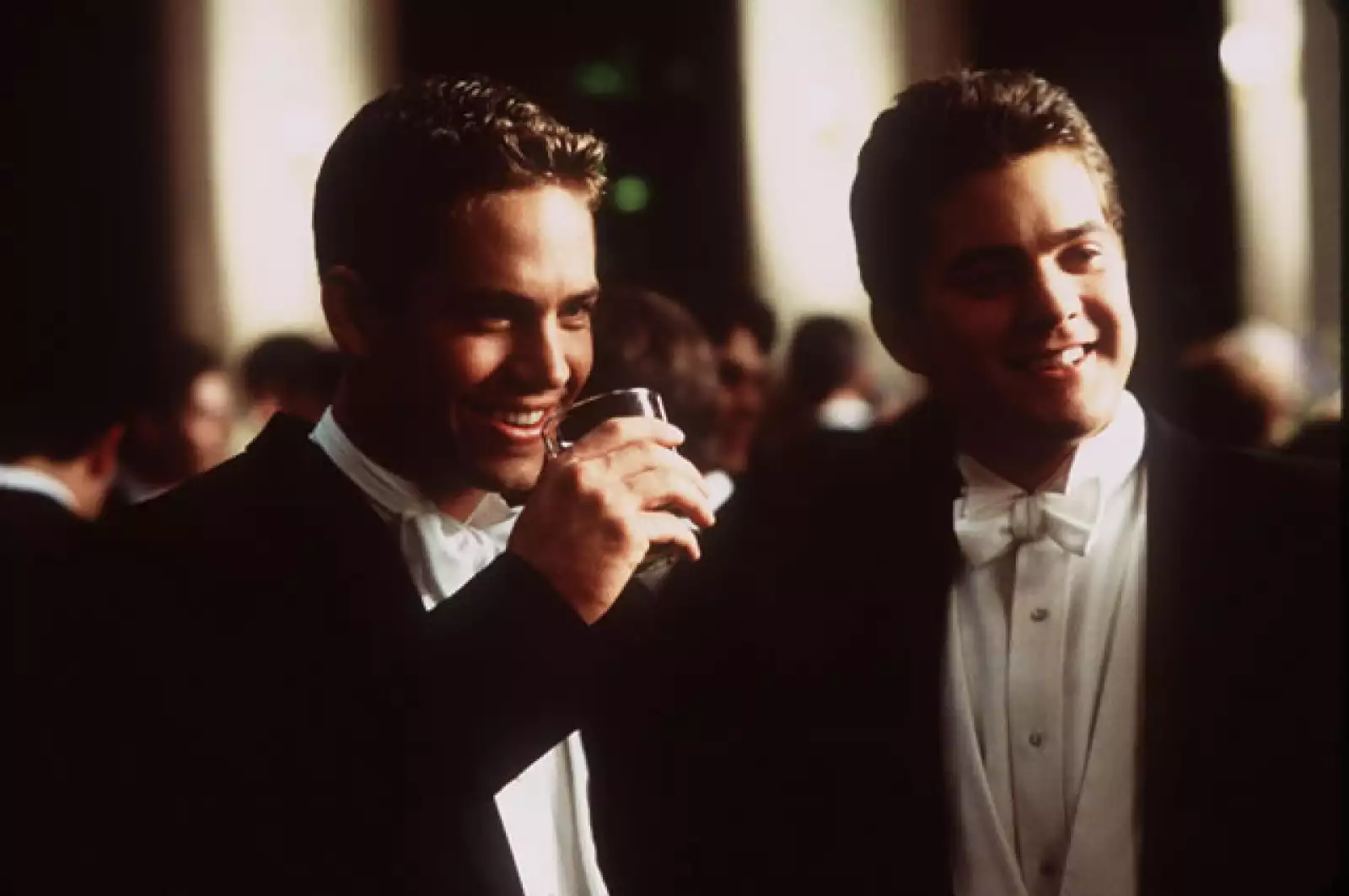 Junto a Joshua Jackson.