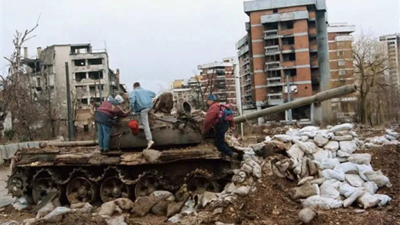 Sarajevo durante la Guerra de Bosnia