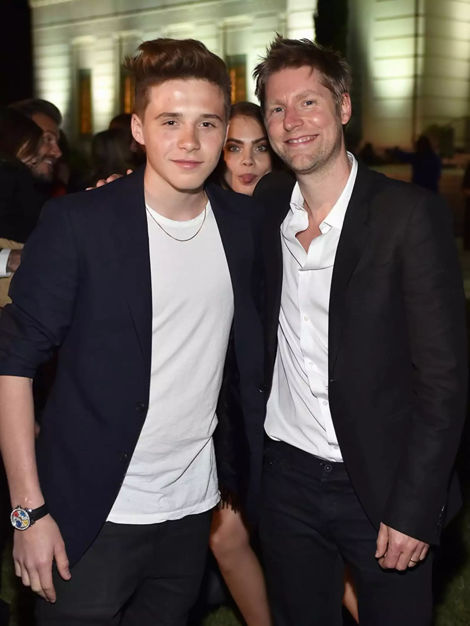 Brooklyn Joseph Beckham, Cara Delevingne, Christopher Bailey