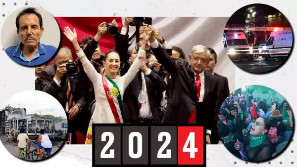 24 hechos políticos y sociales que marcaron a México en 2024