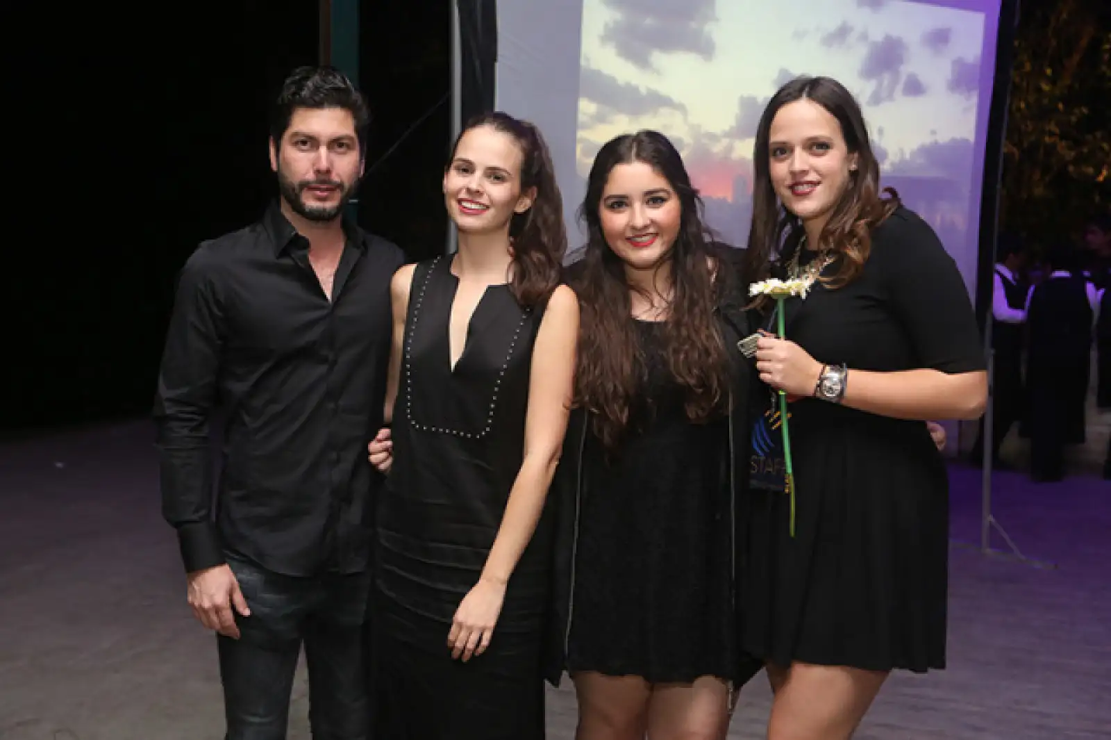 Josue Jiménez, Selva Lam, Ana Isabel Gándara y Camila Ross