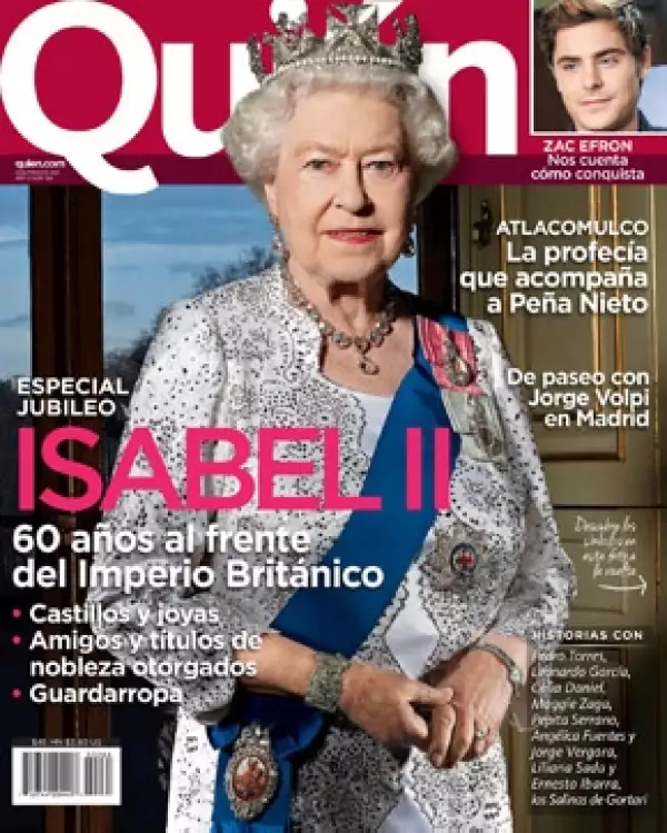 Isabel II es la portada de la revista Quién.
