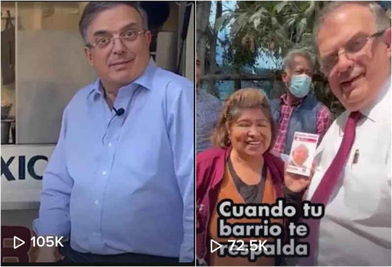 Ebrard en tiktok