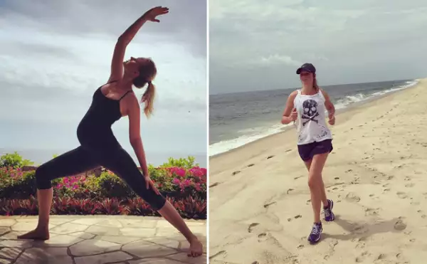 Anne puede atribuir su gran figura a que nunca dejó de hacer ejercicio durante su embarazo.