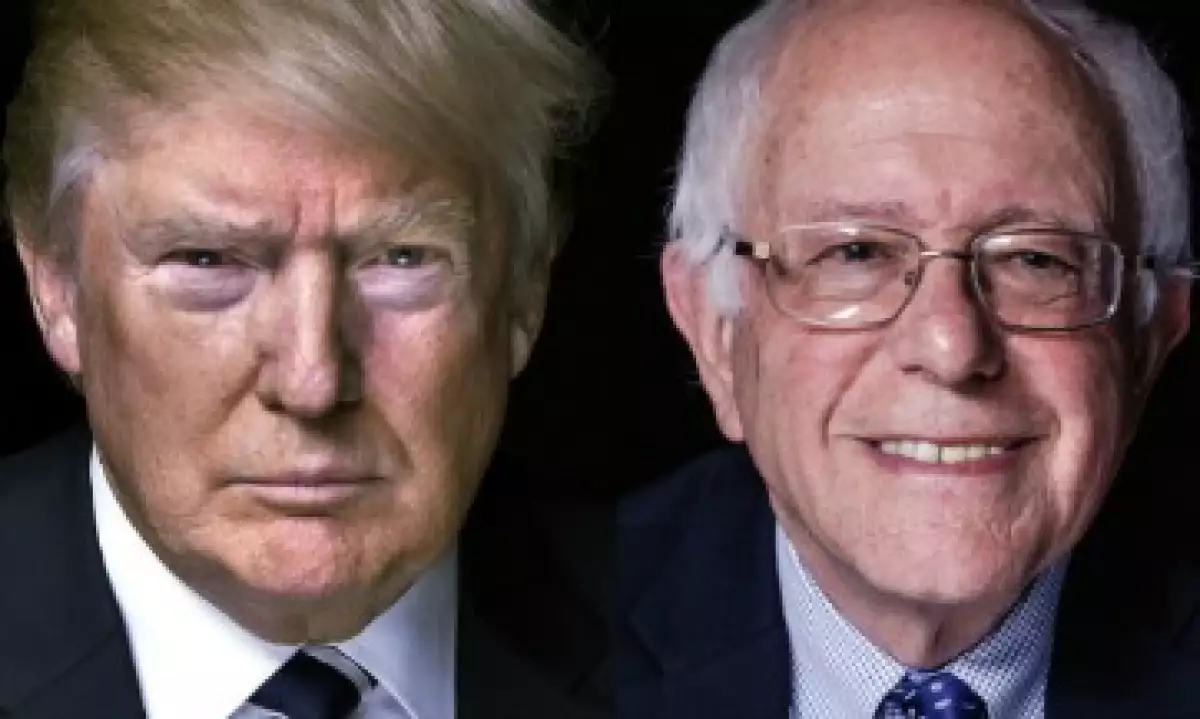 Trump negó haber amenazado a Sanders, pero le pidió “andar con cuidado” (Foto: Nigel Parry para CNN)