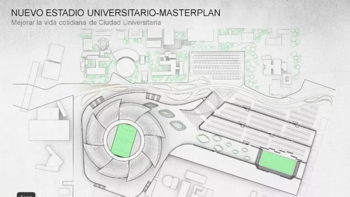 estadio tigres populous, masterplan