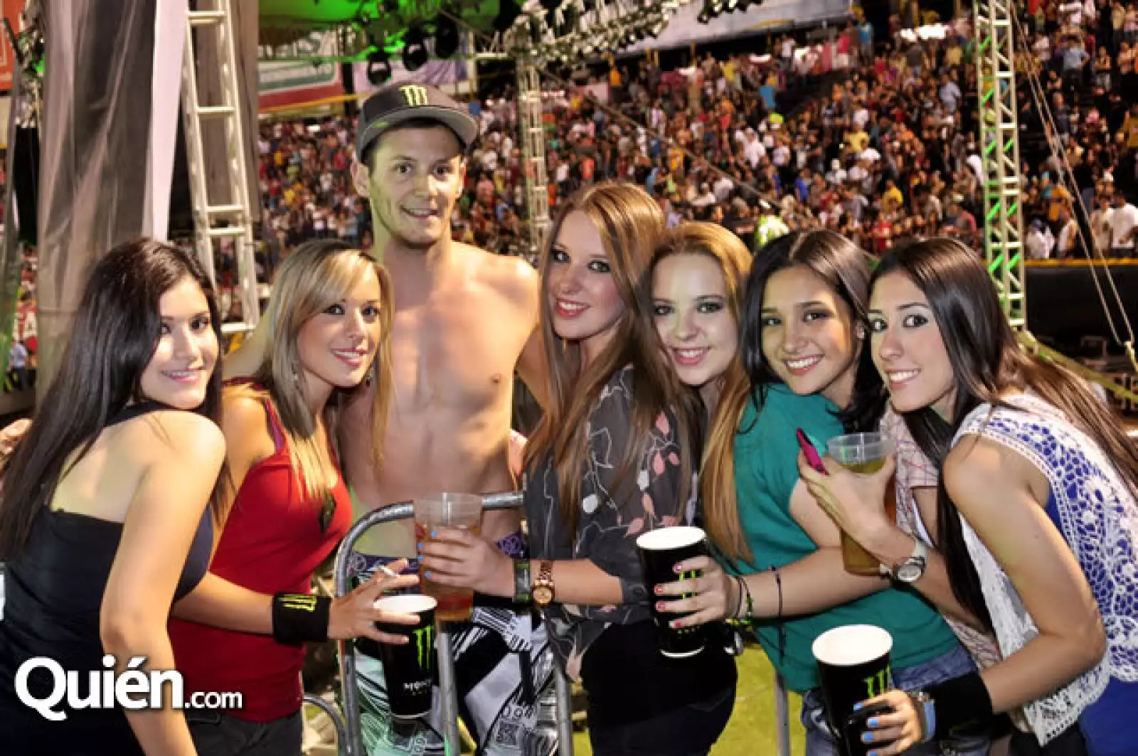 Melissa Parra, Arhely García, Diana Gracía, Remi Bizouard, Ana Gabriela Lobo, Fabiola Morín e Ilse Lozano