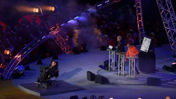 Stephen Hawking Londres 2012