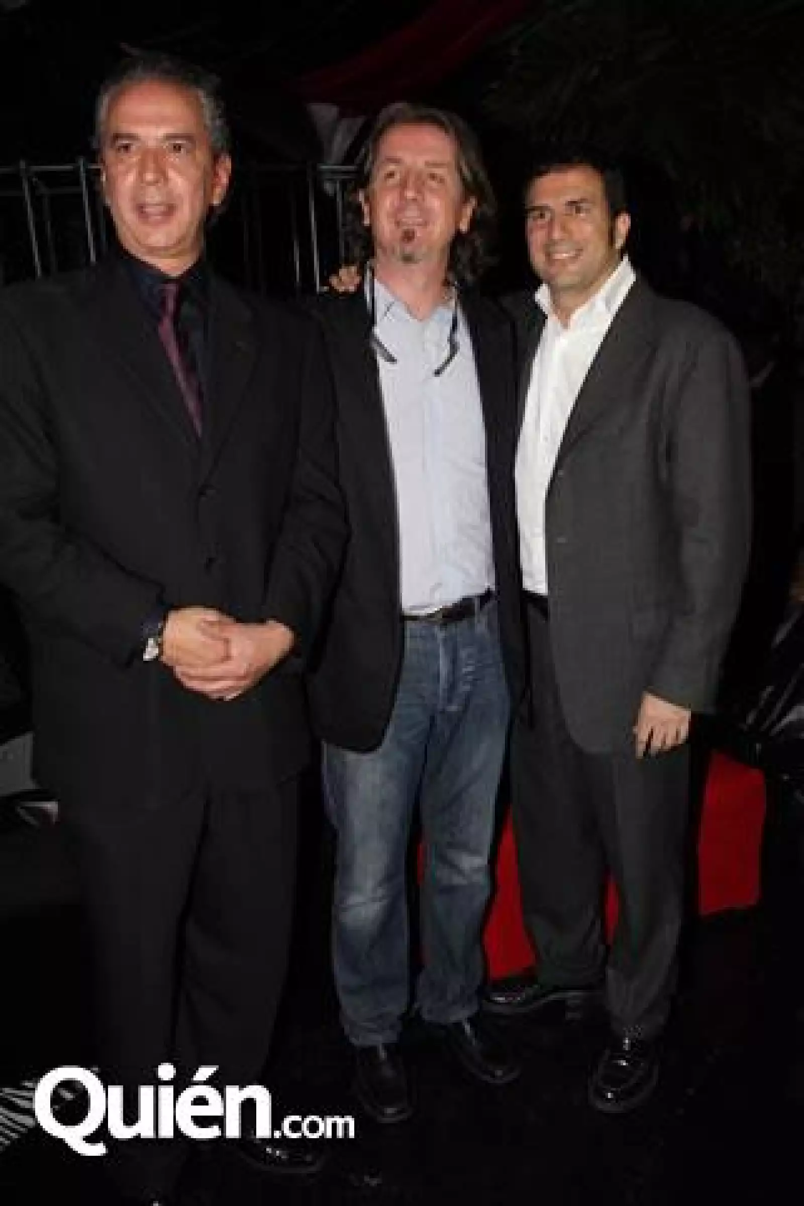 Raúl Olvera,Guy Milonje y Ernesto Suzan