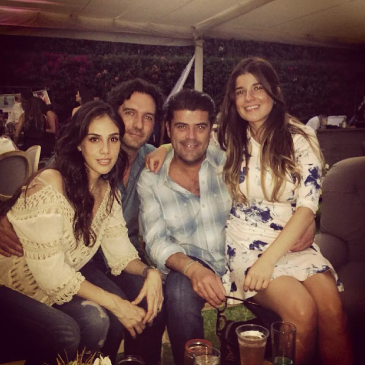 Hace solo unos días el matrimonio acudió a la fiesta del actor Aarath de la Torre, uno de sus mejores amigos, también junto a Jorge Van Rankin y su pareja.