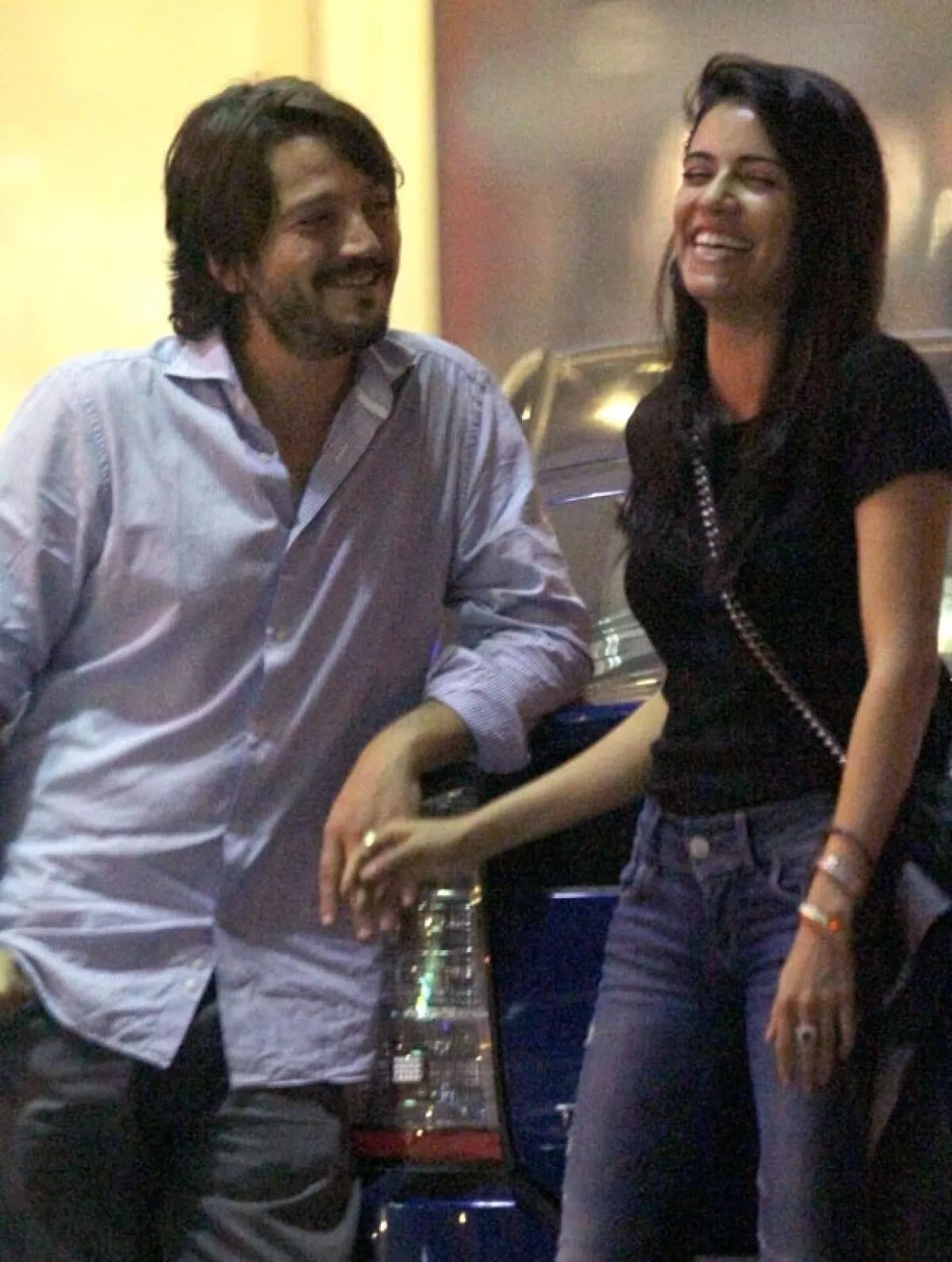 Diego y Olga no dejaron de reír y abrazarse.