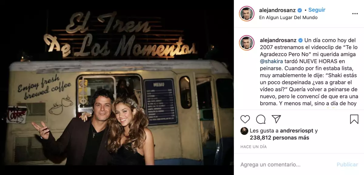 Alejandro Sanz y Shakira