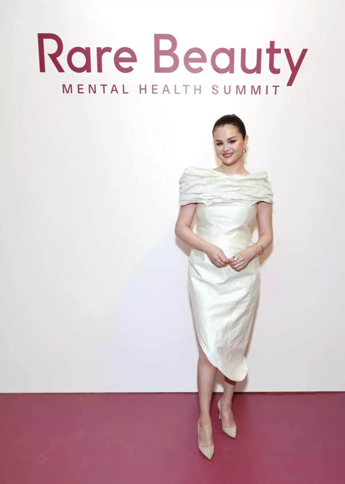 Selena en un evento de Rare Beauty en NY