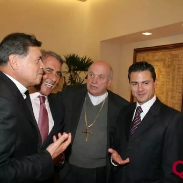 Norberto Rivera, Jaime Camil, Onesimo Cepeda, Enrique Peña Nieto