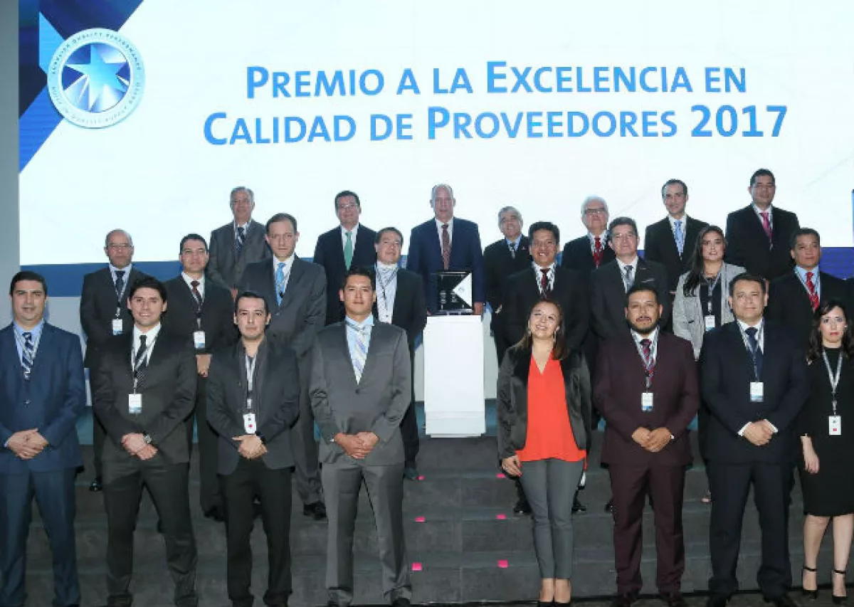 Premio a la Excelencia en Calidad de Proveedores 2017 de GM