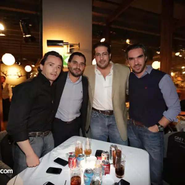 Rafael Sánchez, Fernando Sordo, Bernardo Suárez y Pepe Domínguez