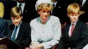 Príncipe William, Lady Di y el príncipe Harry