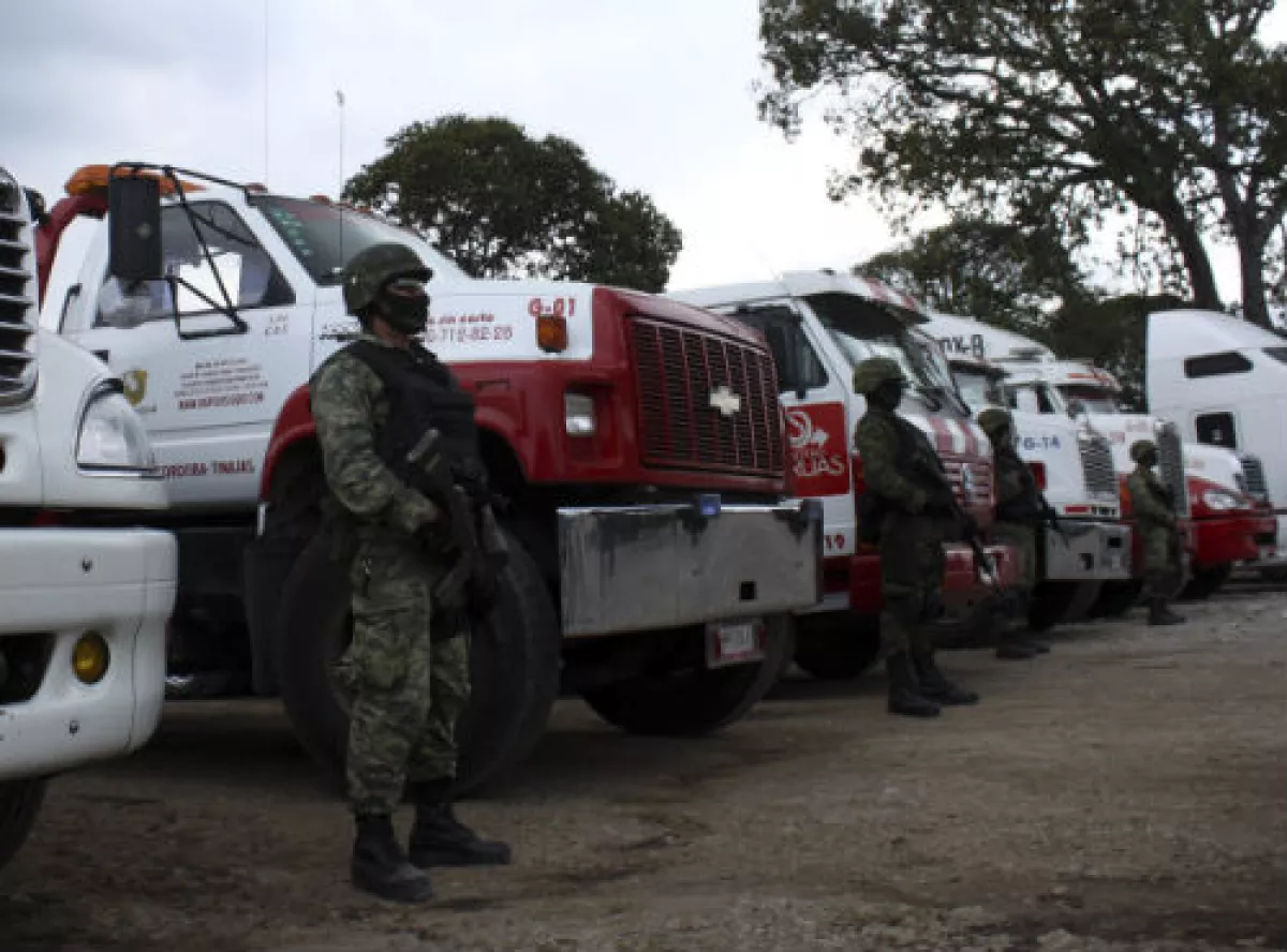 decomiso de pipas de combustible robado