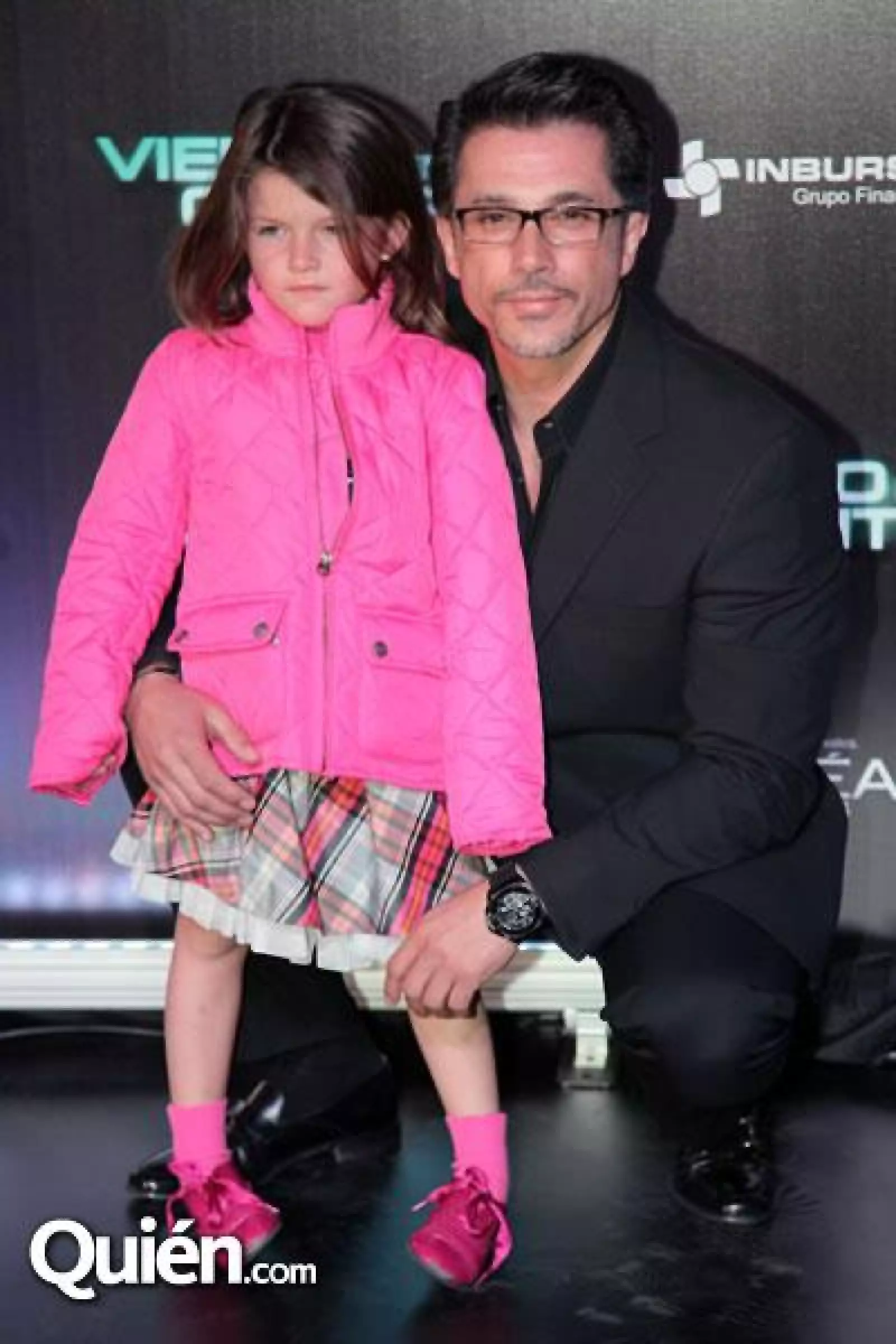 Sergio Mayer y su hija Camila.