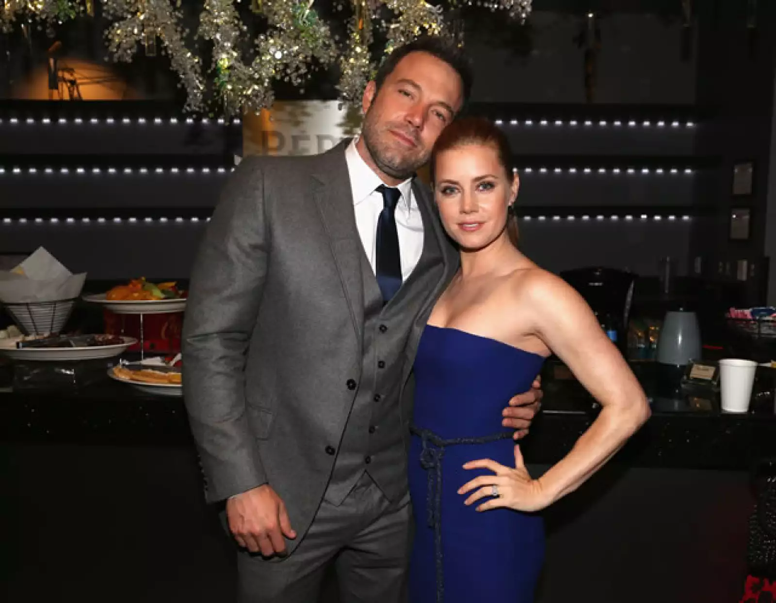 Ben Affleck y Amy Adams. Los actores posaron demostrando su gran amistad para la cámara.