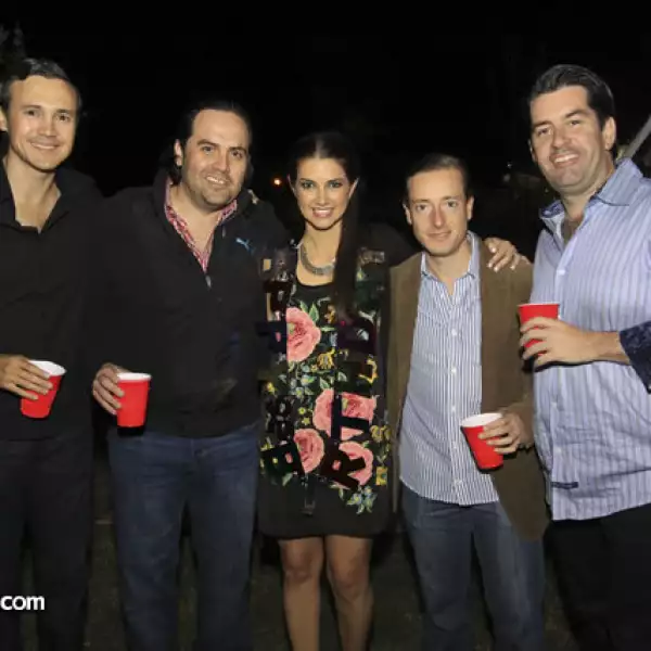 Ricardo Guzmán, Luis Marroquín, Paulina Hernández Morales, Carlos Robles y Giovanni Gaggero