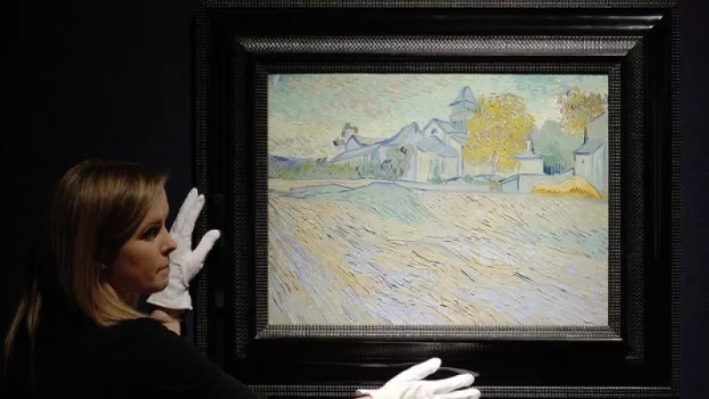 cuadro de vincent van gogh en subasta