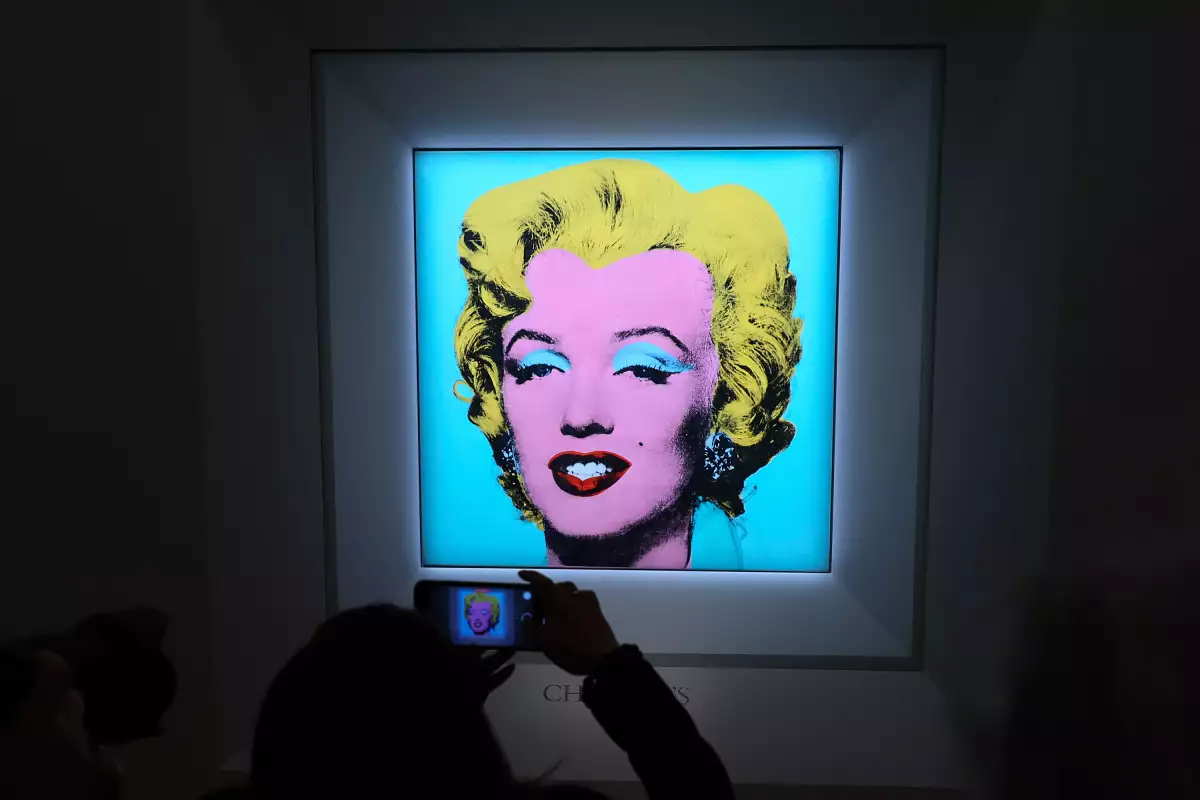 Christie's Announces Auction Of Andy Warhol's Legendary Shot Sage Blue Marilyn