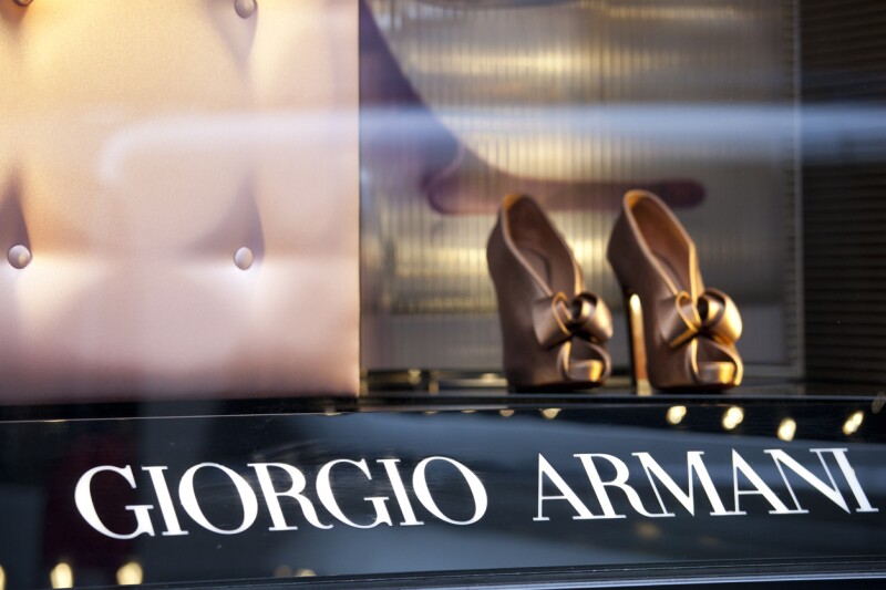 Giorgio Armani display window