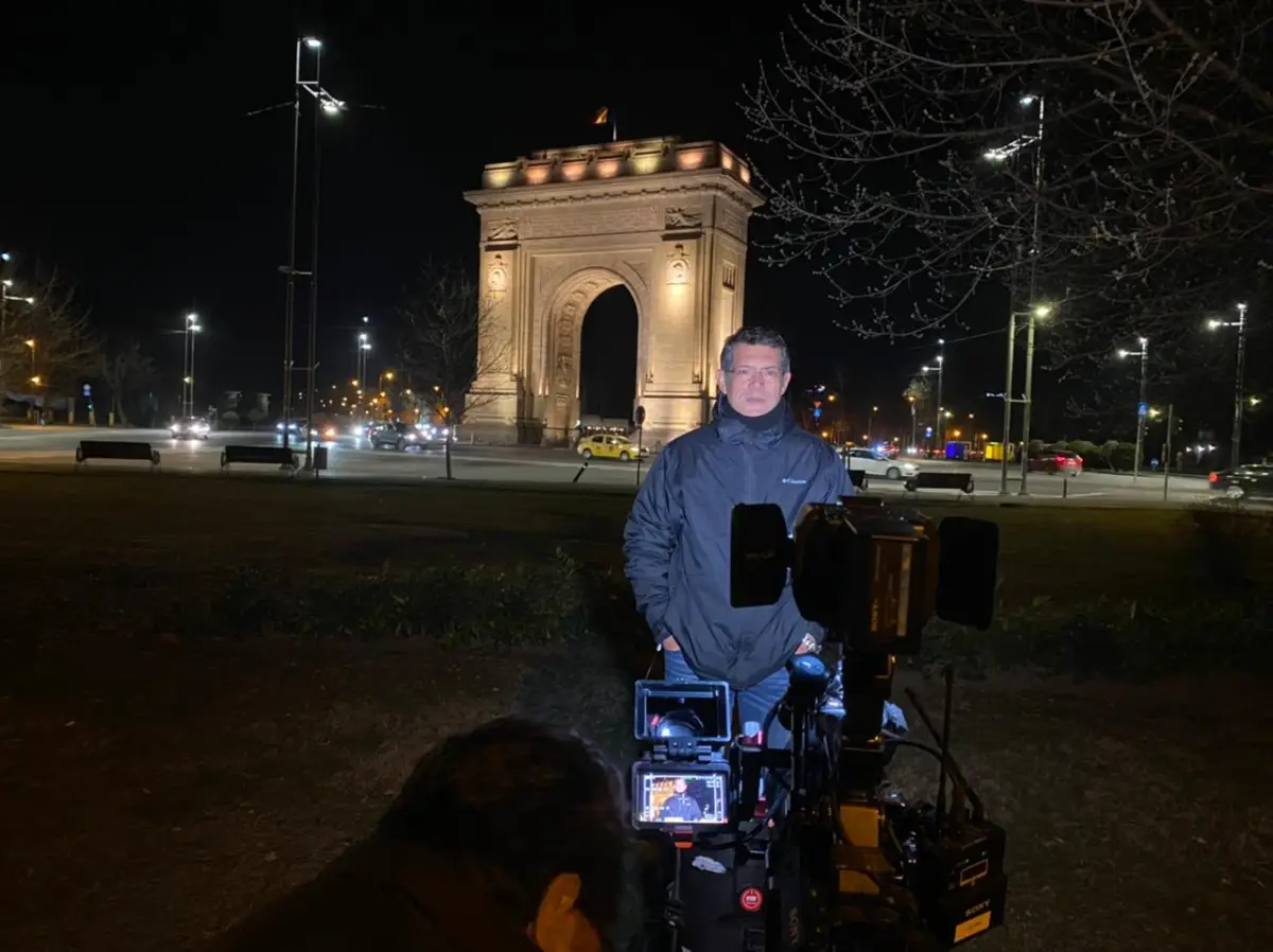 Mario González, en cobertura especial desde Bucarest (2022)