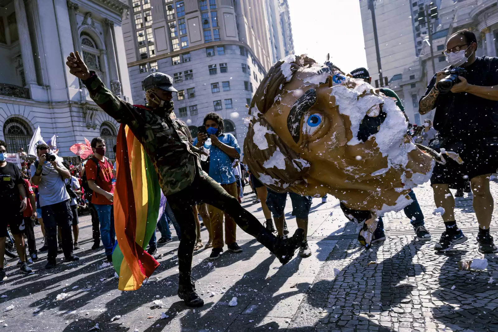 Anti-Bolsonaro Rallies As President Faces Probe For Mismanagement Of Pandemic