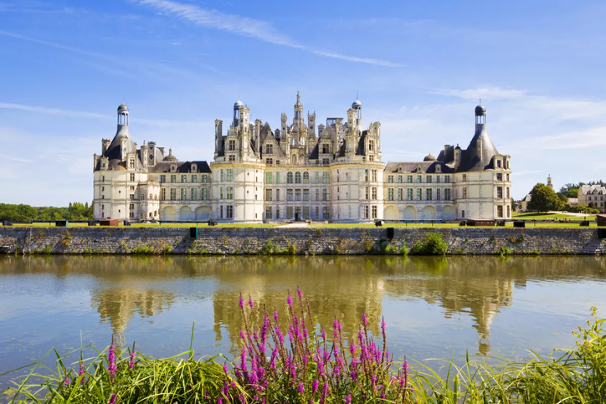 El castillo Chambord en Francia