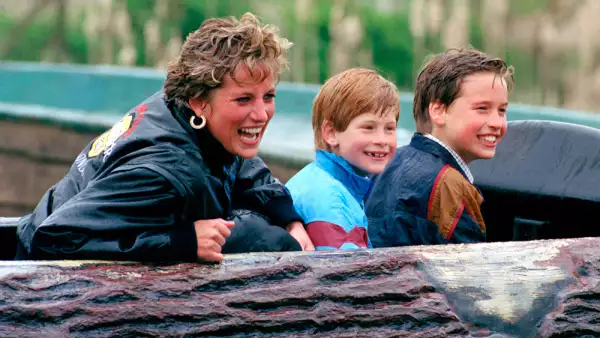 princesa diana, william y harry