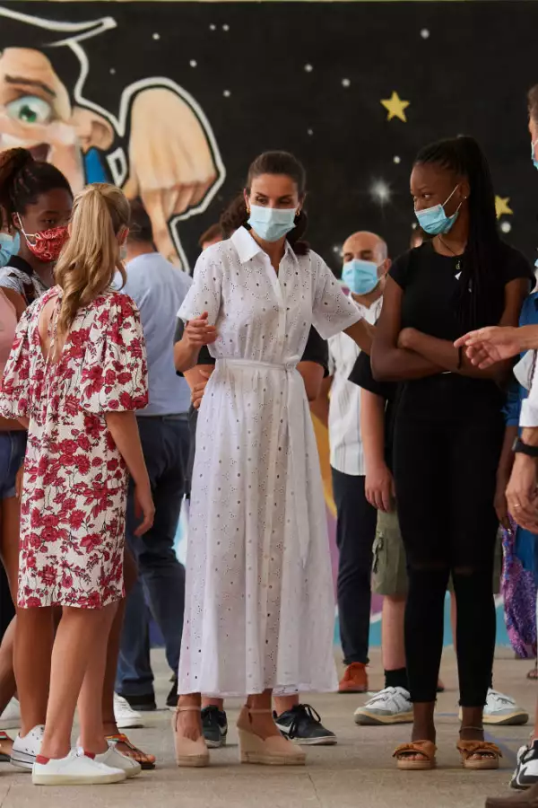 Princesa Leonor y la reina Letizia de España