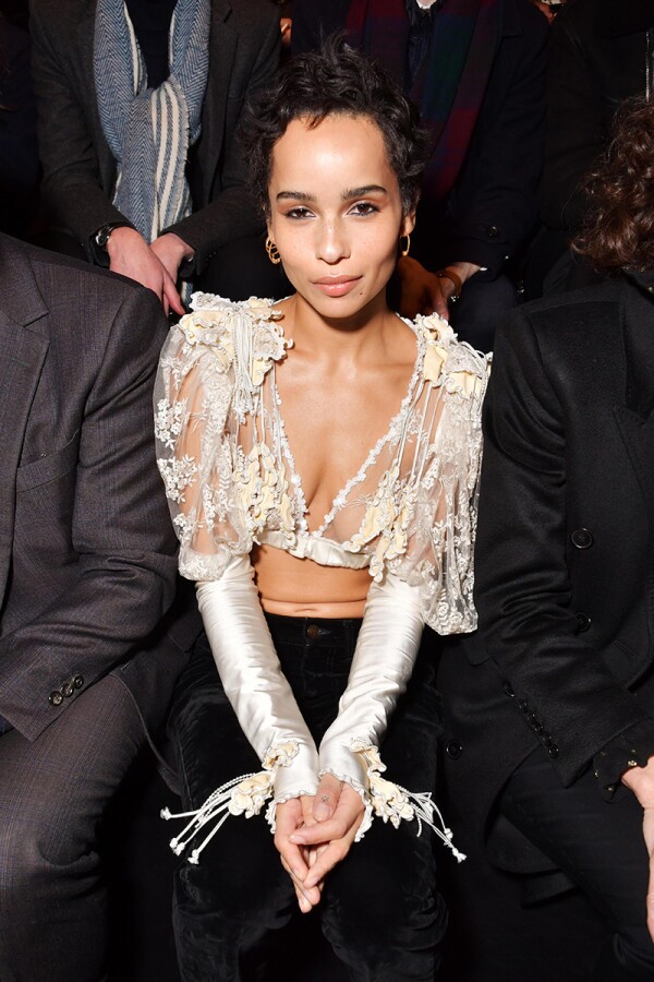 Saint Laurent show, Front Row, Fall Winter 2018, Paris Fashion Week, France - 27 Feb 2018