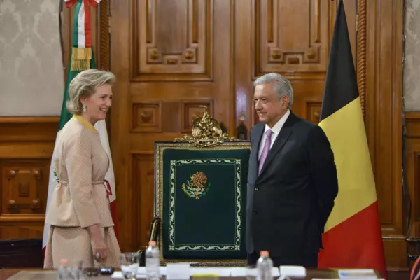 Visita AMLO Belgica