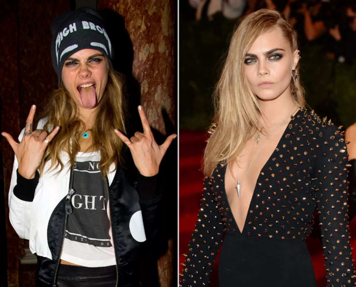 Tanto boyish como classy, Cara saca provecho de su particular estilo.