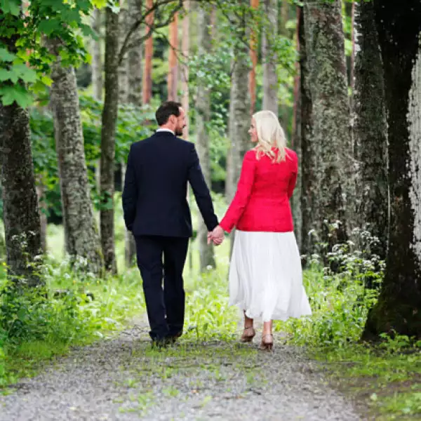 Haakon y Mette-Marit de Noruega.