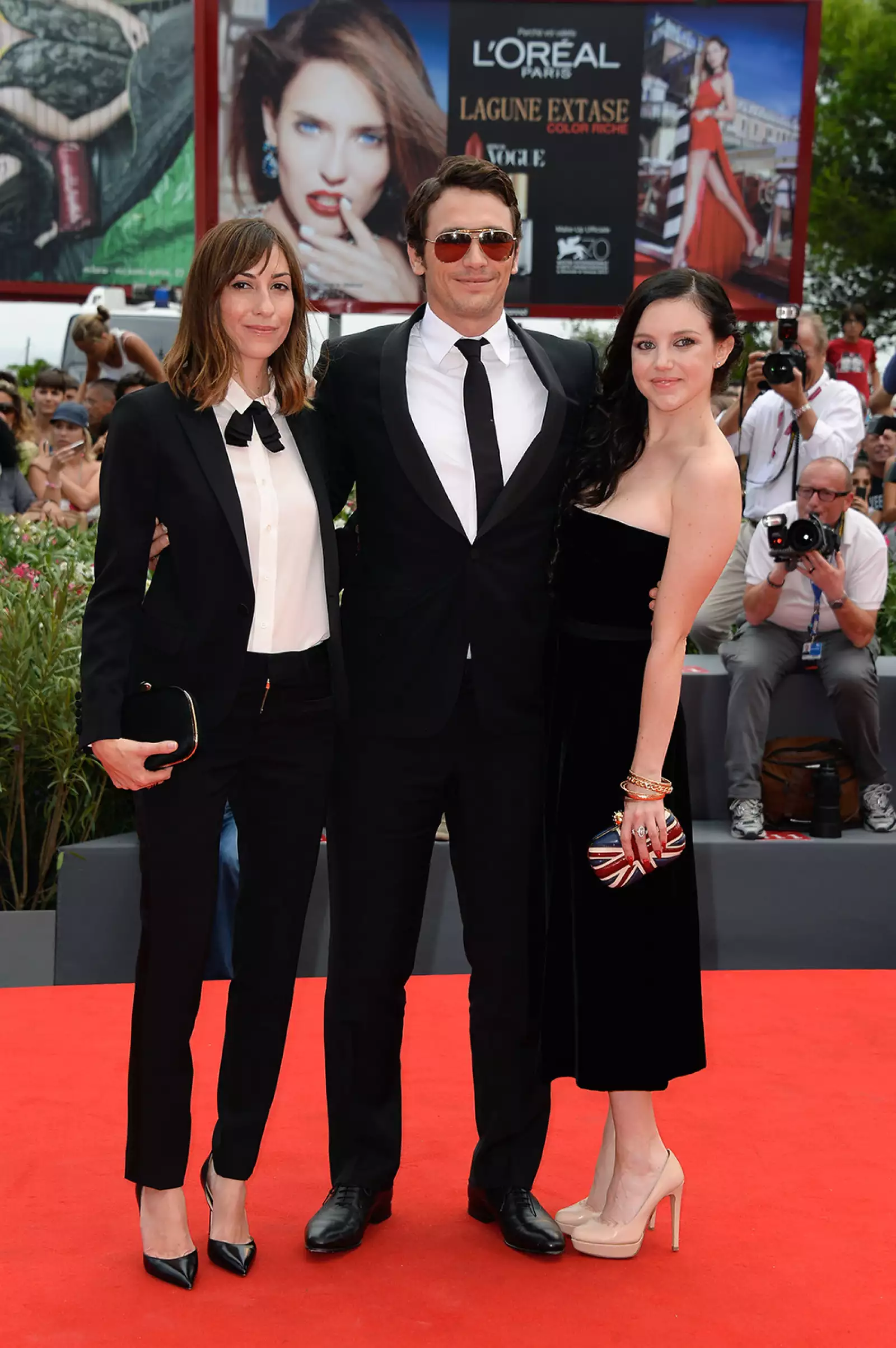 Gia Coppola, James Franco y Claudia Levy