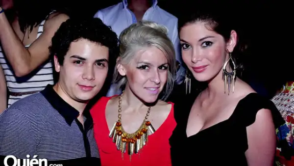 Rubén Pedraza, Hanna Rivera y Estefanía Petterson