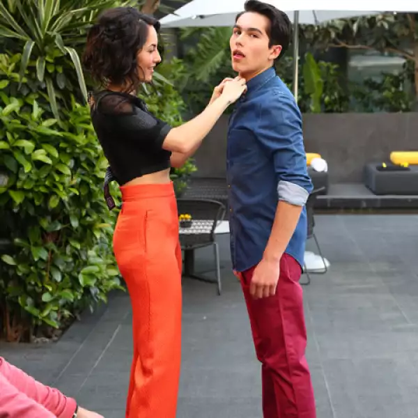 Bárbara Mori y su teenager Sergio Mayer