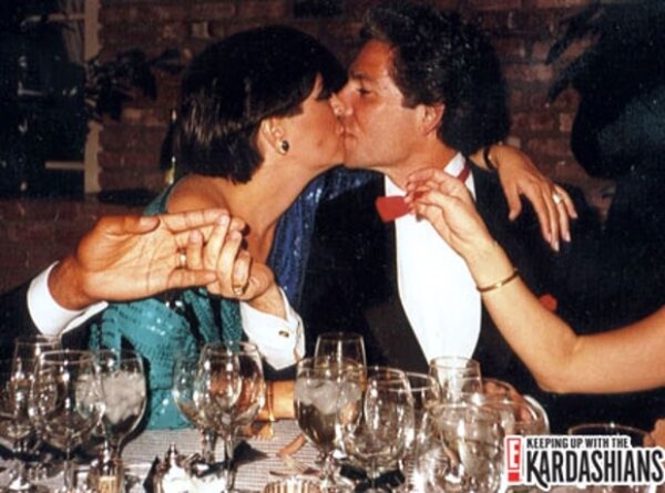 Kris durante su matrimonio con Robert Kardashian.