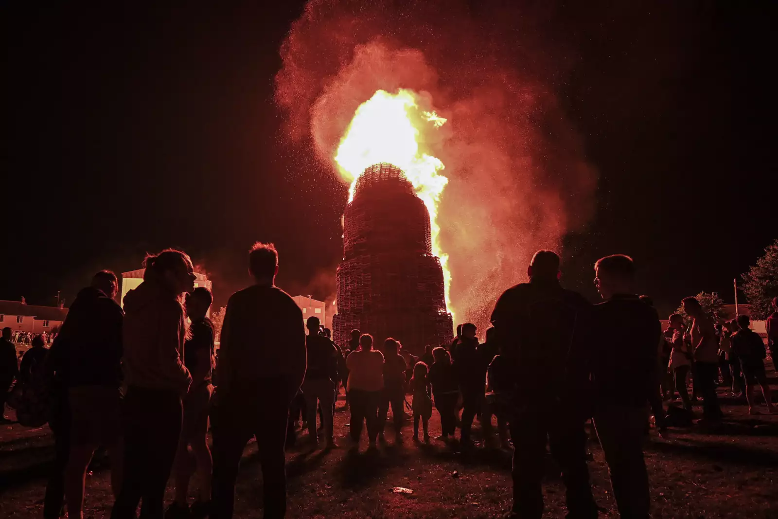 Portadown Eleventh Night Bonfire Is Lit Ahead Of July Twelfth Celebrations
