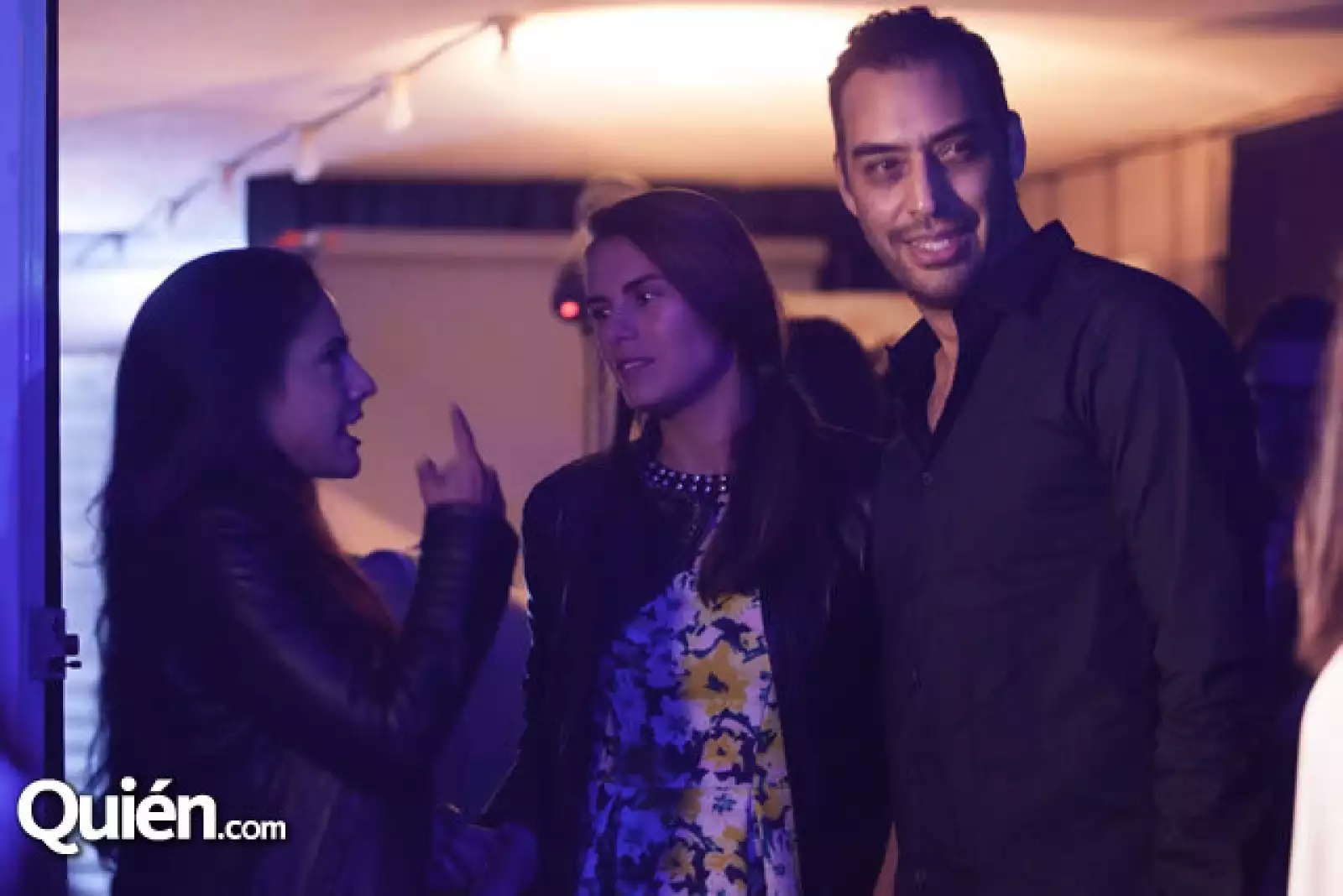 Adria Morales,Amparo Borcia y Ramón Medina