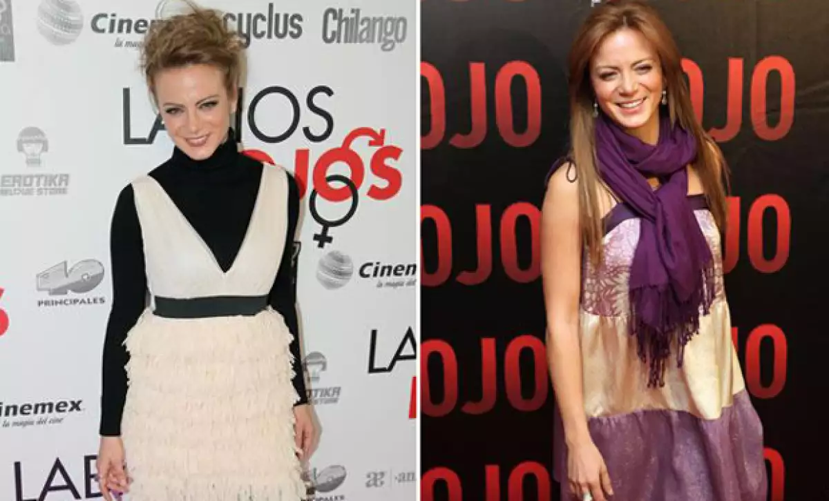 Durante las alfombras rojas de su película Labios Rojos, también utilizaba diferentes looks.