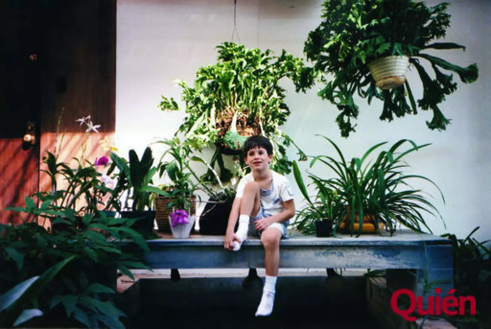 Ian Zambrano en su casa de Puerto Rico